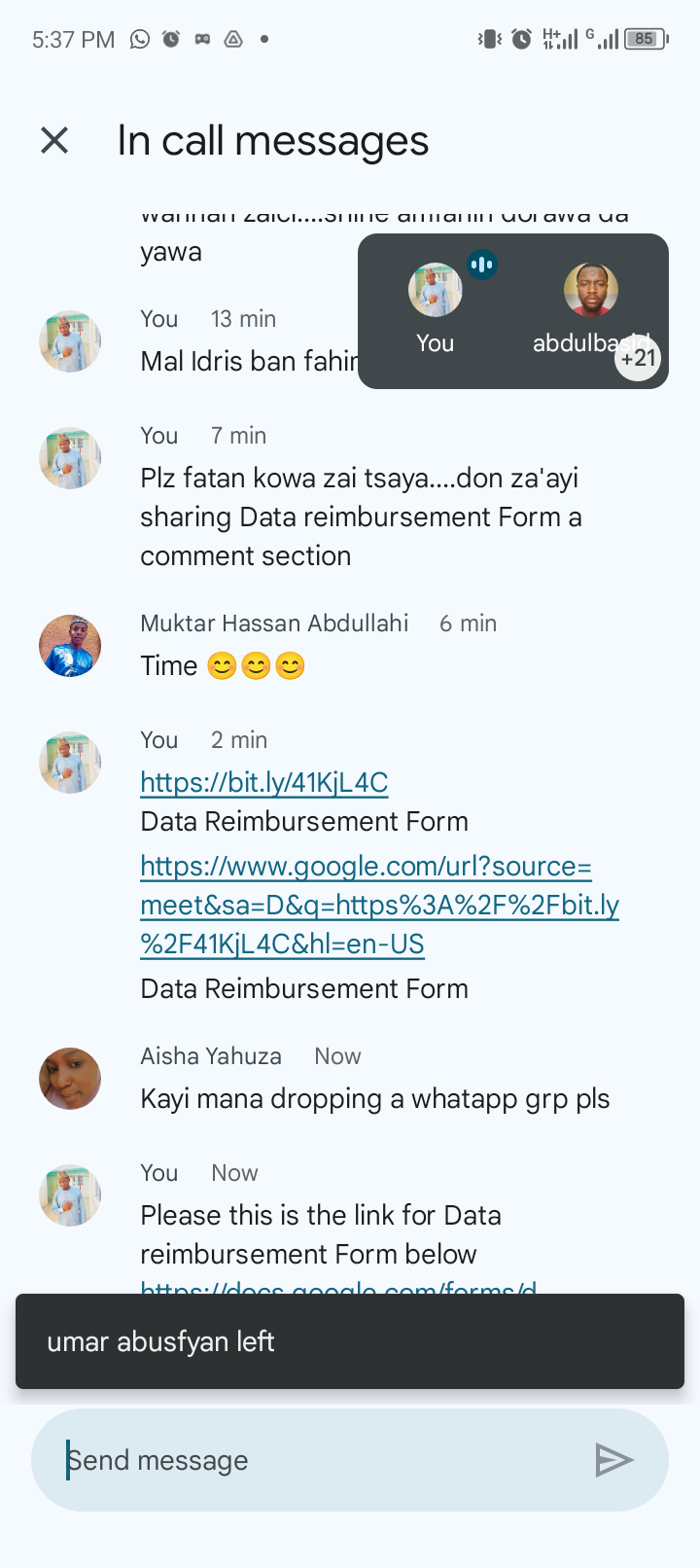 Wiki loves Africa in the Hausa Community online training session