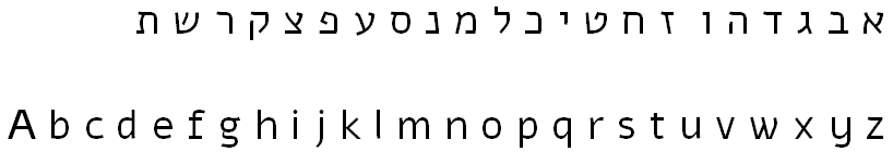גופן אלף