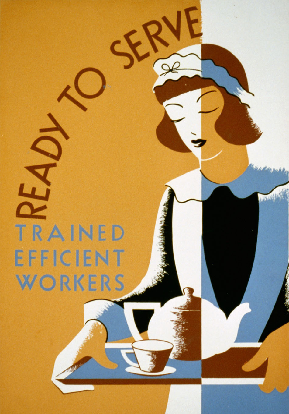 Works Progress Administration maid poster cropped